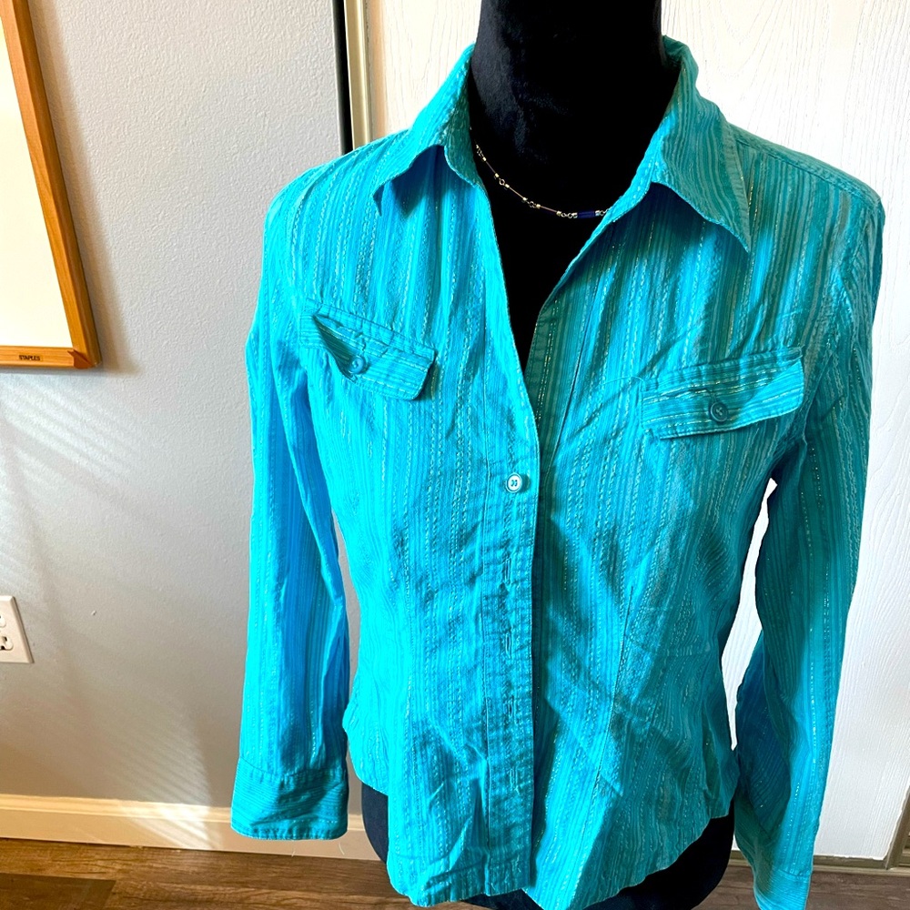 Nine & Company Blue Women’s Shirt Size 10